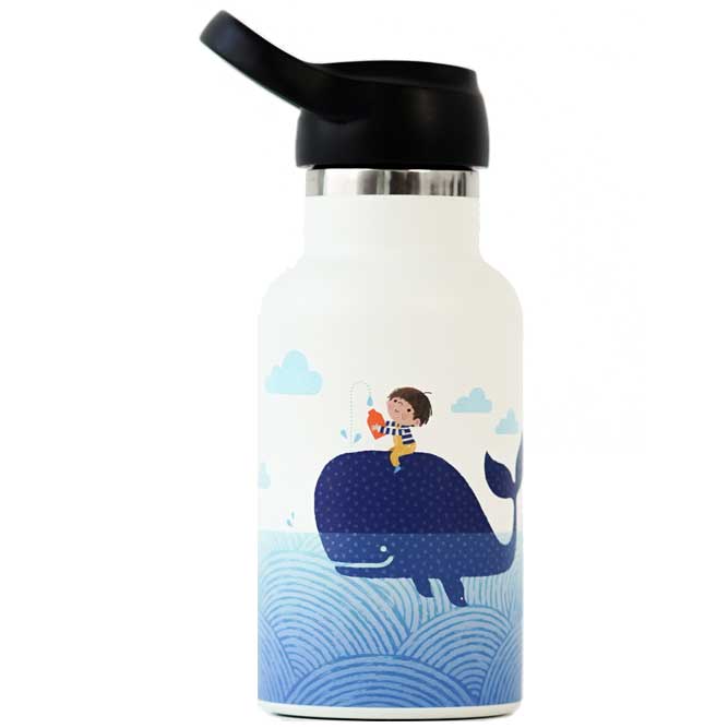 Botella termo infantil con dibujo marinos