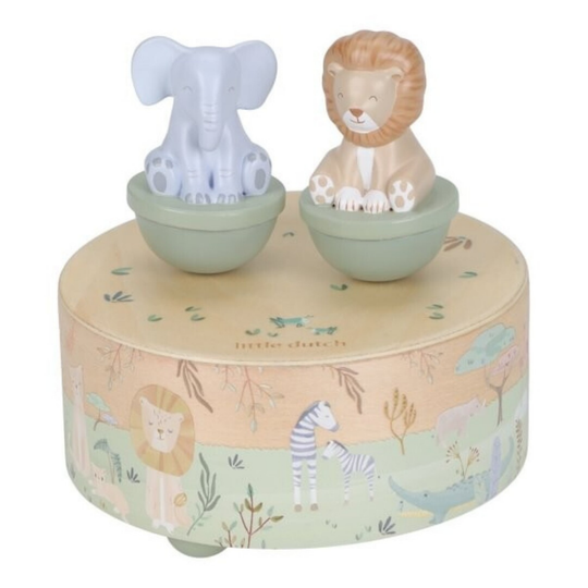 Caja de música Safari Friends de Little Dutch, imagen principal