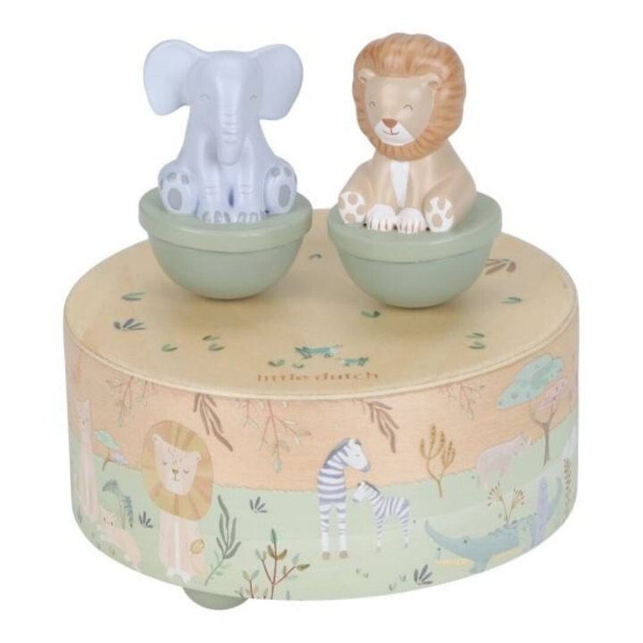 Caja de música Safari Friends de Little Dutch, imagen principal