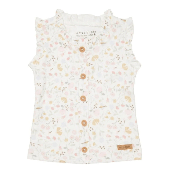 Flowers & Butterflies Sleeveless Top | Little Dutch