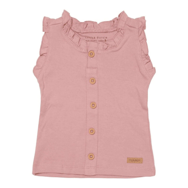 Camiseta sin mangas Rosa Vintage | Little Dutch
