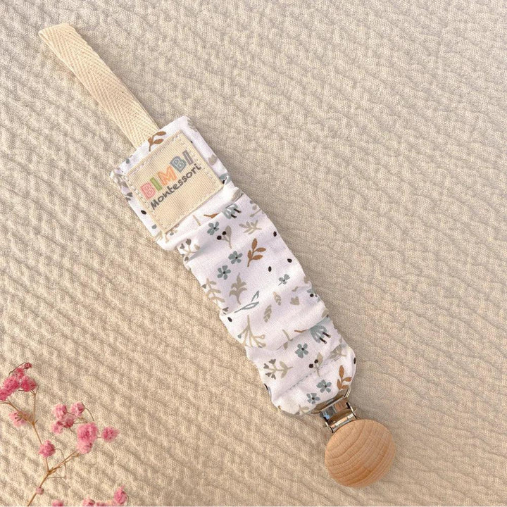 Abril pacifier clip | Bimbi Montessori