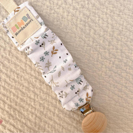 Abril pacifier clip - detail | Bimbi Montessori