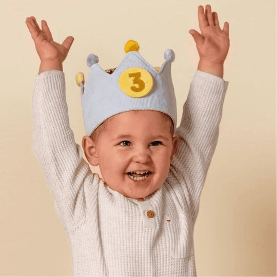 Couronne d'anniversaire Bleue - détail | Little Dutch