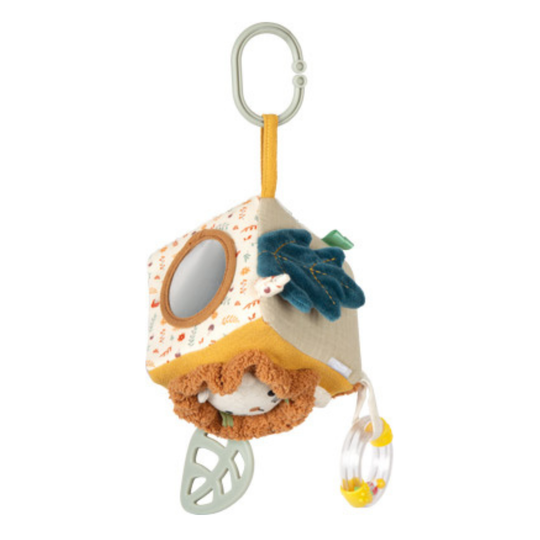 Little Lion activity cube - textures and sensory elements | Legler