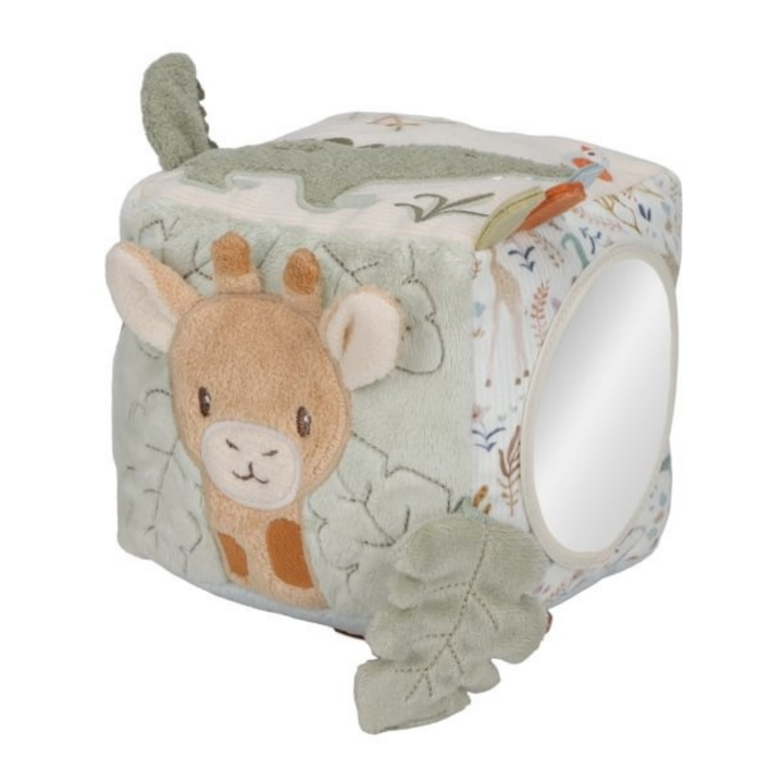 Cubo morbido di attività Safari Friends di Little Dutch