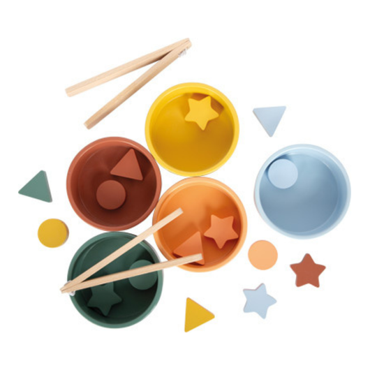 Montessori sorting game with tongs - complete set | Legler