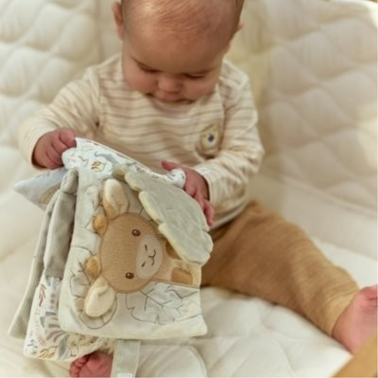 Safari Friends sensory book by Little Dutch with textures
