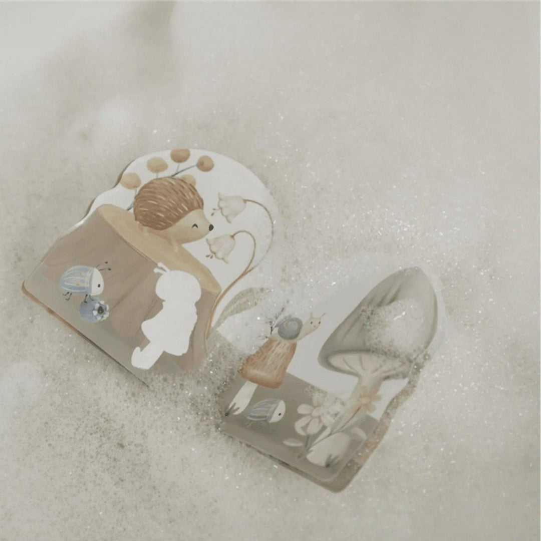 Libro de baño Little Dutch para bebé, ilustraciones de animales del bosque, resistente al agua, ideal para jugar en la bañera
