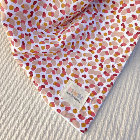 Coperta waffle Dots - tessuto | Bimbi Montessori