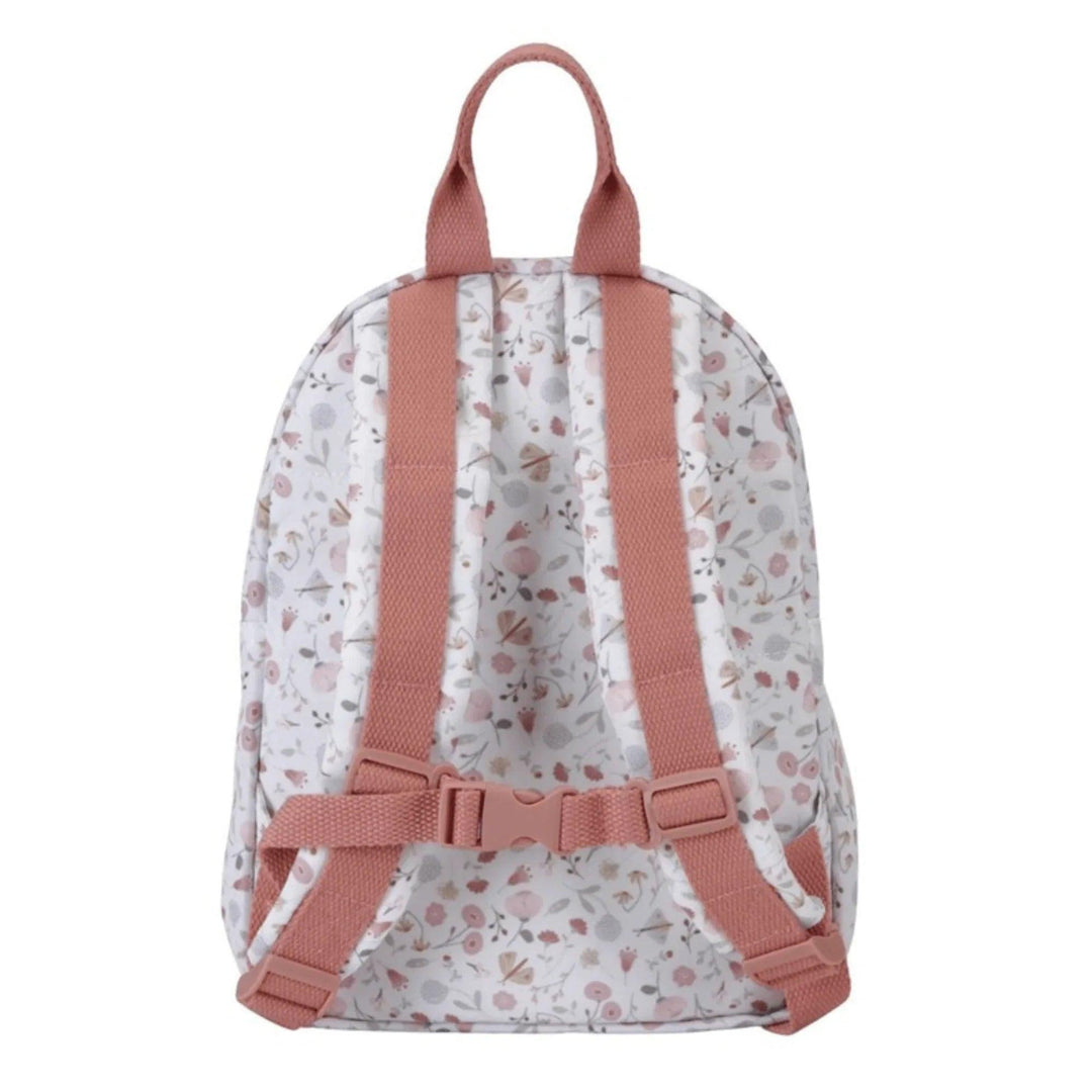 Dos du sac à dos d'école pour enfants avec bretelles réglables et imprimé floral