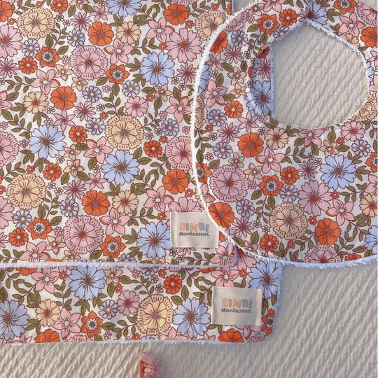 Lot de mini serviettes Chloé - vue complète | Bimbi Montessori