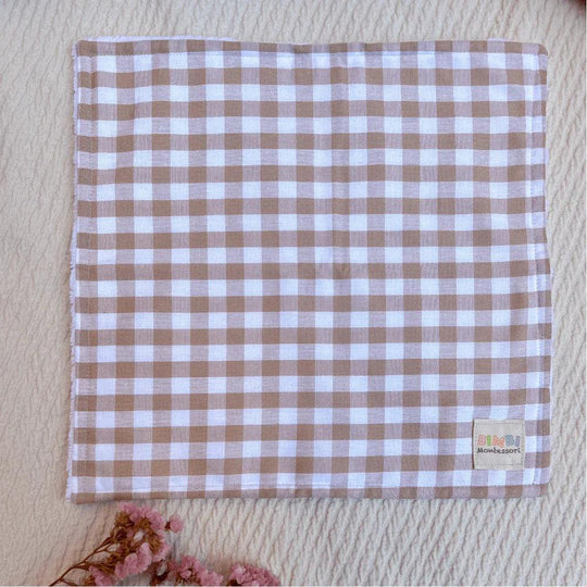 Vichy Arena mini towel set - fabric | Bimbi Montessori