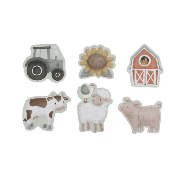 Puzzle 6 en 1 Little Farm | Little Dutch