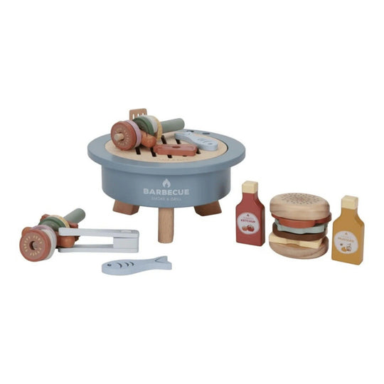 Set barbecue en bois - en jeu | Little Dutch