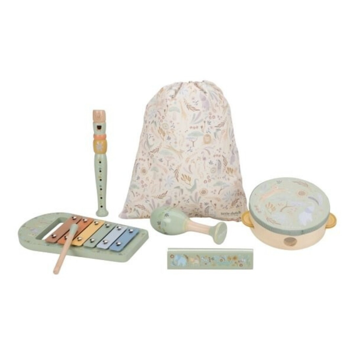 Set de cinco instrumentos musicales Safari Friends de Little Dutch, imagen 1