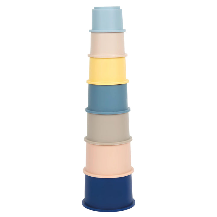 Gobelets empilables en silicone - set de 7 | Legler