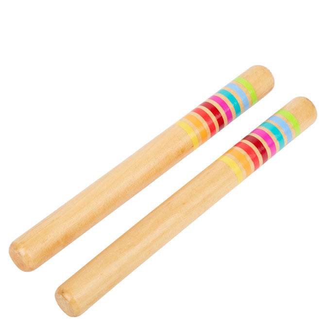 Las barras de sonidos de madera, contribuyen así con la educación musical temprana. Juego didáctico.