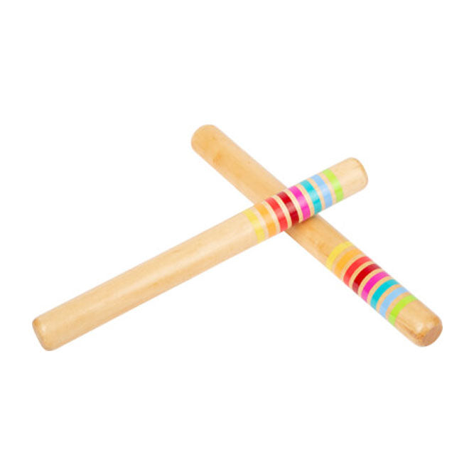 Las barras de sonidos de madera, contribuyen así con la educación musical temprana. Juego didáctico.