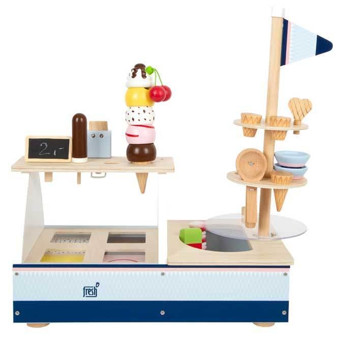wooden ice cream shop toy