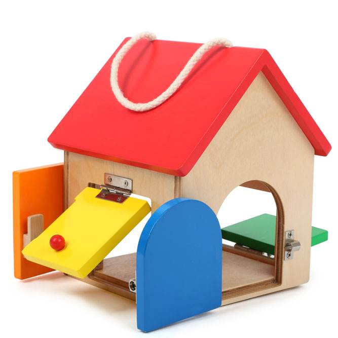 Casa de cerraduras infantil Montessori – Bimbi Montessori