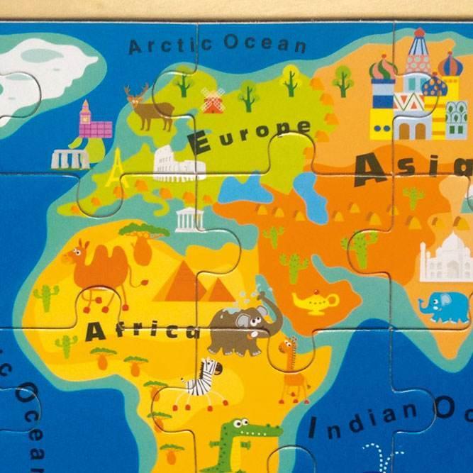 Puzzle del mondo