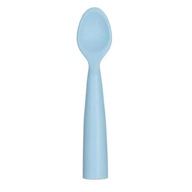 Cuchara bebe. Cuchara hecha 100% de silicona alimentaria en una sola pieza.