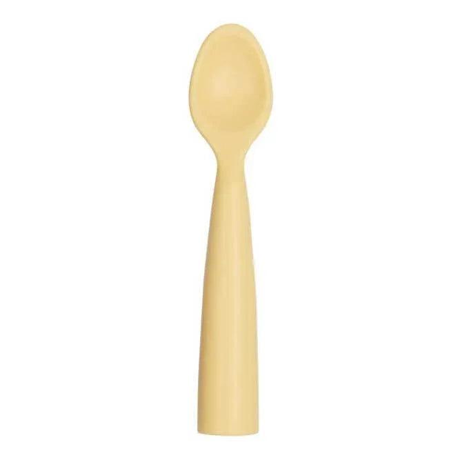 Cuchara bebe. Cuchara hecha 100% de silicona alimentaria en una sola pieza.