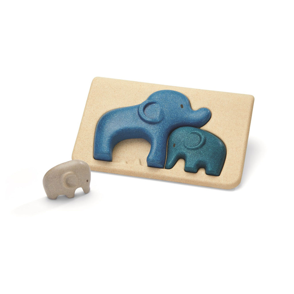 Puzzle elefante, juguete para niños de 1 año a 2 años.