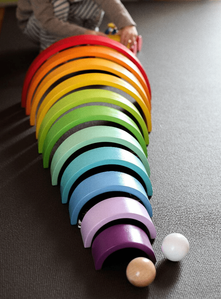 El arcoíris Waldorf da mil posibilidades de juego