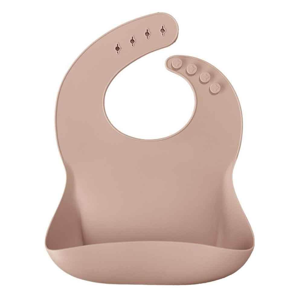 Bavaglino in silicone rosa perfetto per la scuola