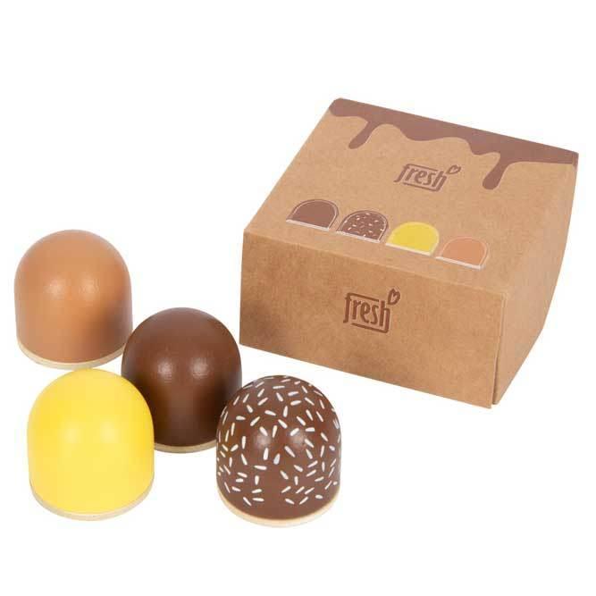 Un gioco simbolico con i cioccolatini, perfetto da fare in cucina.