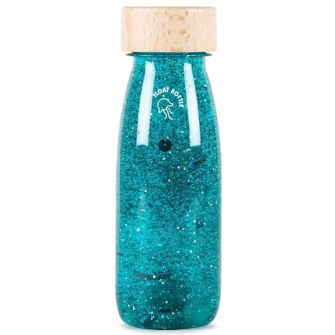 Bouteille sensorielle turquoise