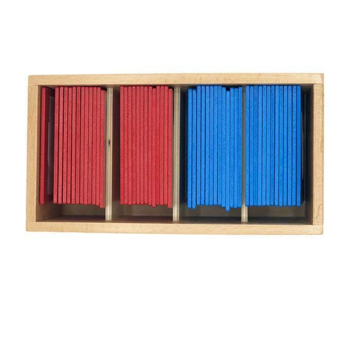 Montessori sandpaper letters in their box