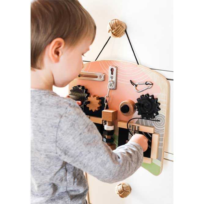 Juguetes de madera Montessori para niño y niña de 3 años, juegos