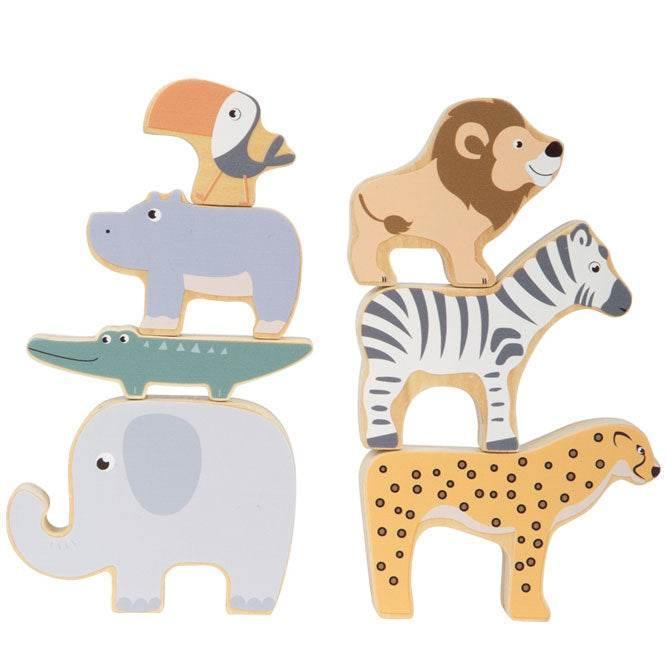 gioco di costruzione di puzzle safari per bambini da 1 a 3 anni.