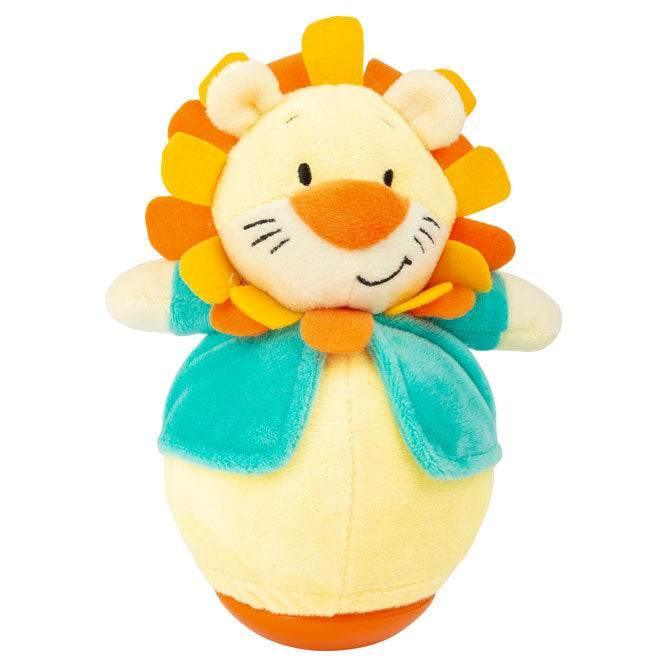 Juguete de peluche con forma de león y base oscilante – juguete sensorial para bebés de 0 a 12 meses