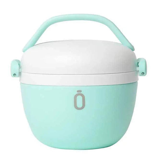 Boîte à lunch thermos verte pour enfants