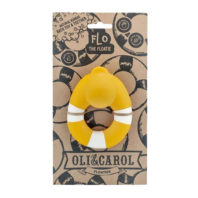 Giocattolo in gomma. Questa paperella da bagno è realizzata al 100% in gomma naturale ricavata dagli alberi di Hevea. Oli&Carol