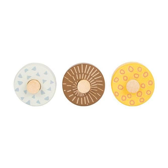 Voitures en bois décorées, compatibles avec rampe zigzag pour bébé, jeu de coordination et de développement sensoriel